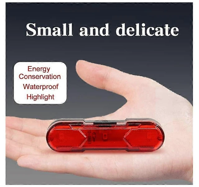 Alt view image 9 of 10 - EcocleanpathUSB Rechargeable Bike Tail Light, 4 Modes High Brightness LED Rear Bicycle Light Waterproof Black