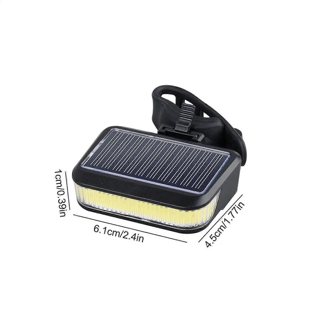 Alt view image 7 of 10 - EcocleanpathSolar Bike Rear Light - Waterproof, Auto On/Off, Multi-Mode LED Safety Light for Mountain & Road Bikes