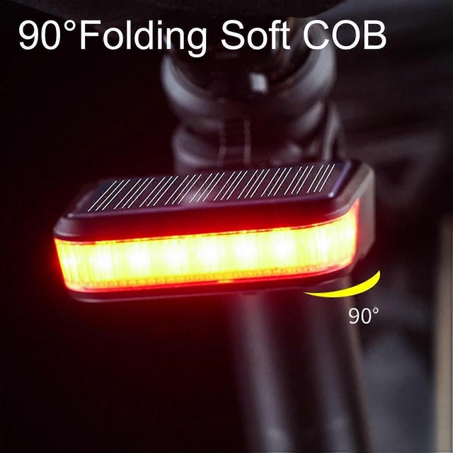 Alt view image 8 of 10 - EcocleanpathSolar Bike Rear Light - Waterproof, Auto On/Off, Multi-Mode LED Safety Light for Mountain & Road Bikes