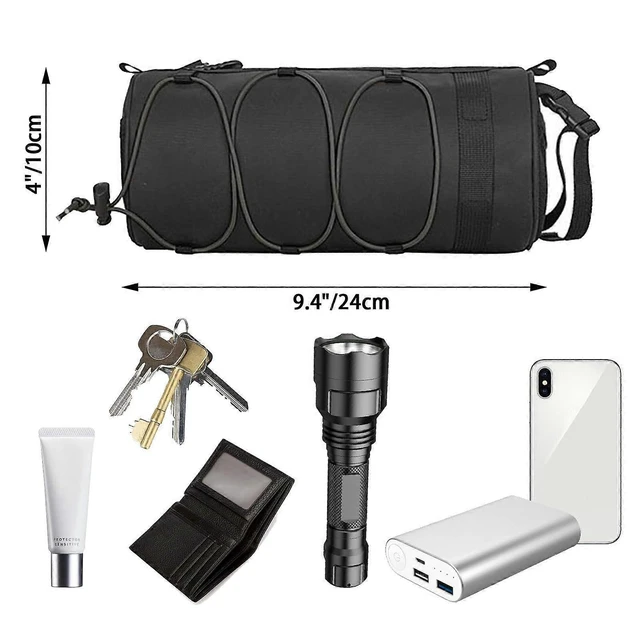 Alt view image 7 of 10 - Ecocleanpath 2.5L Waterproof Bike Handlebar Bag - PU Oxford, Convertible Shoulder Bag for Cycling & Travel