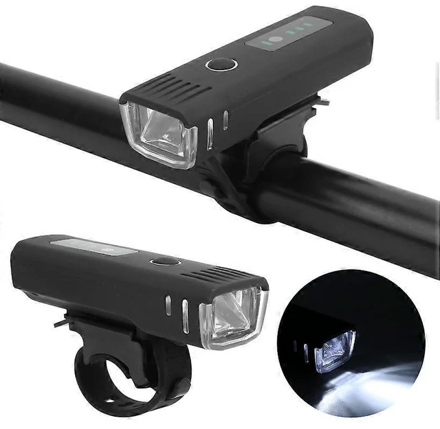 Alt view image 8 of 10 - EcocleanpathUSB Rechargeable Bicycle Headlight - 18650 LED Waterproof Bike Front Lamp, Black