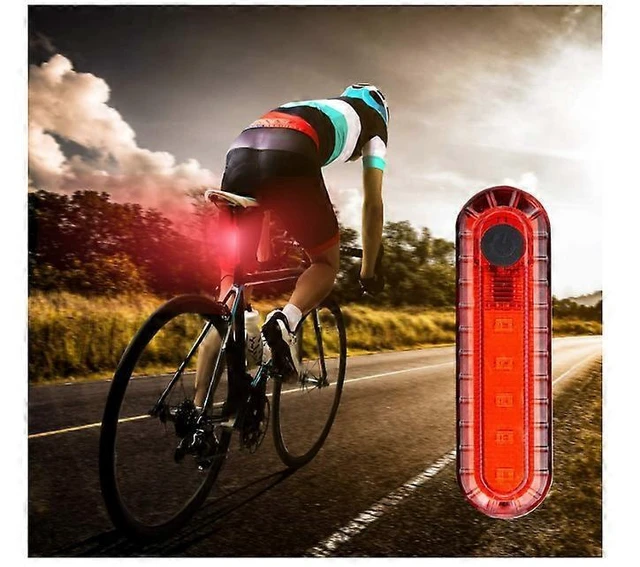 Alt view image 7 of 10 - EcocleanpathUSB Rechargeable LED Bike Tail Light 2-Pack, 240° Ultra-Bright Waterproof Cycling Safety Flashlight (Black)