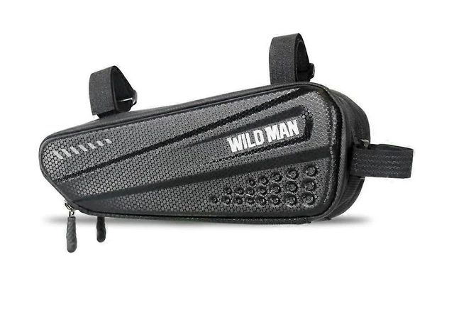 Alt view image 7 of 10 - Ecocleanpath Waterproof Bike Top Tube Bag, Large Capacity MTB/Road Bicycle Frame Pouch with Phone Protection (Black)