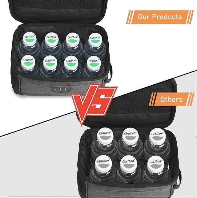 Alt view image 9 of 10 - Ecocleanpath 6L Waterproof Bike Handlebar Bag, Gray Cycling Phone Holder for Mountain & Folding Bikes