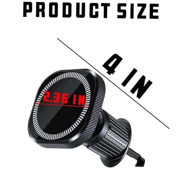 Alt view image 7 of 10 - Ecocleanpath Magnetic Car Phone Holder for Air Vent, 360° Rotation & Strong Magnet Mount with Hook for iPhone 11-13
