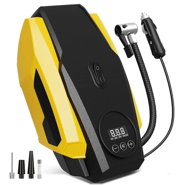 Alt view image 6 of 10 - Ecocleanpath 12V Portable Tire Inflator with Auto Shutoff - Fast Car Air Pump for Tires, Bikes & More