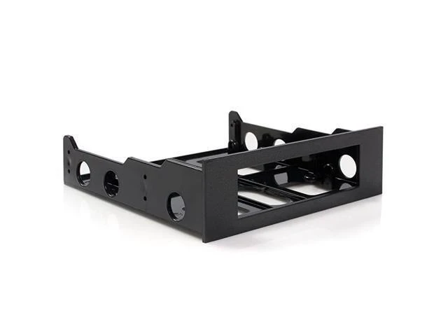 Alt view image 3 of 4 - com 3.5" to 5.25" Front Bay Adapter - Mount 3.5" HDD in 5.25" Bay - Hard Drive Mounting Bracket w/ Mounting Screws (BRACKETFDBK)