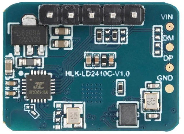 Alt view image 6 of 8 - HLK-LD2410C Millimeter Wave Radar Sensor Module 5-12V 24Ghz Human Motion Sensor Module High Sensitivity Body Sensor Module