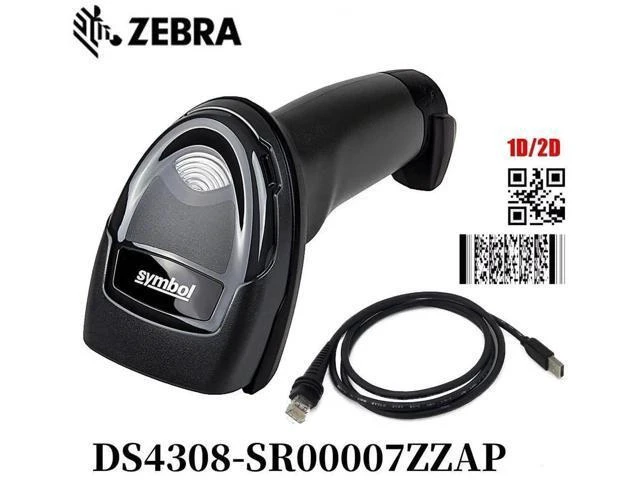 Alt view image 7 of 12 - Zeb,ra Sym,bol DS4308-SR00007ZZAP 1D 2D Handheld Barco,de Scann,er Reader USB Kit US