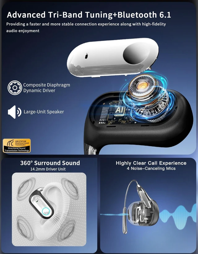 Alt view image 13 of 14 - AI Translation Earbuds Real Time,164 Languages Translator Ear Buds,Audifonos Traductores Inglés Español,5-in-1 Translating Headphones/7 Modes/96H Translator Device for Travel Business Learning