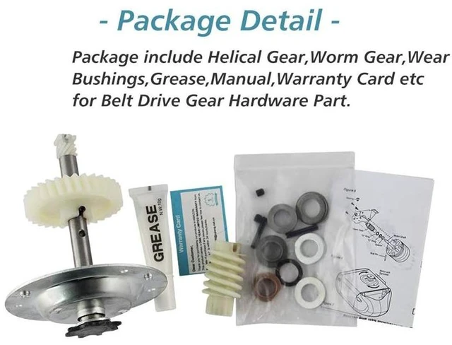 Alt view image 8 of 10 - 41C4220A Garage Door Opener Gear Kit - Garage Door Opener Gear Set