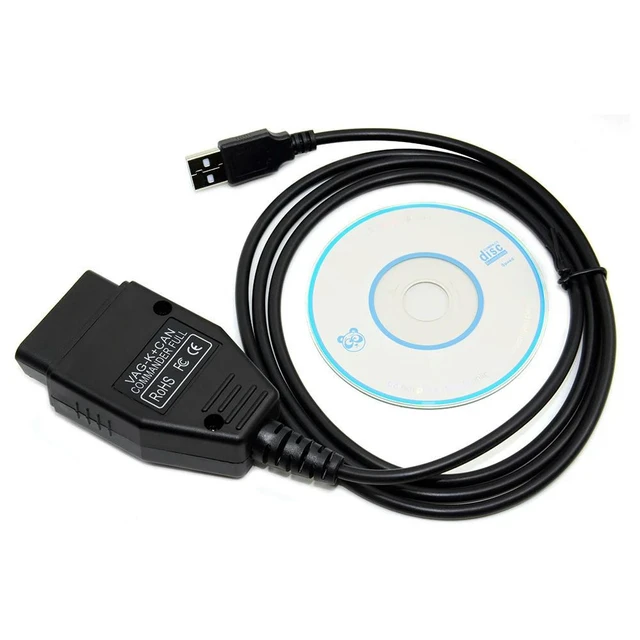 Alt view image 2 of 2 - FOR VAG K CAN Commander 1.4 FTDI PIC18F25K80 K+CAN 1.4 OBD2 Auto Car Diagnostic Tools Interface COM K-line Cable for