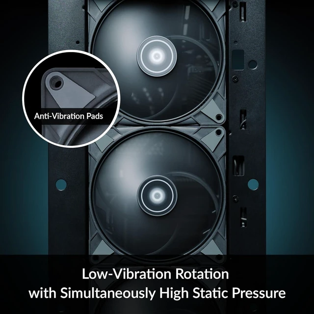 Alt view image 11 of 14 - ARCTIC P14 Max - PC Fan, High-Performance 140 mm Case Fan, PWM Controlled 400-2800 RPM, Optimised for Static Pressure, 0dB Mode - Black
