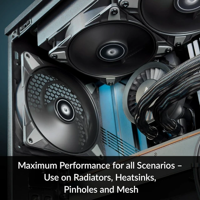 Alt view image 14 of 14 - ARCTIC P14 Max - PC Fan, High-Performance 140 mm Case Fan, PWM Controlled 400-2800 RPM, Optimised for Static Pressure, 0dB Mode - Black