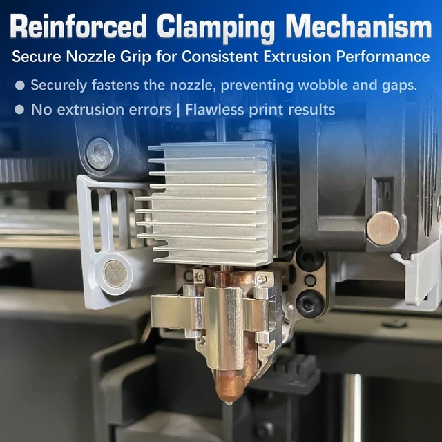 Alt view image 12 of 14 - Original for Flashforge AD5X Hotend Heating Assembly Kit Includes Heating Wire, thermistor Temperature Sensor Element, Metal Heating Base+Fixing clamp+4 Fixing Screws. for Flashforge 3D Printer Parts