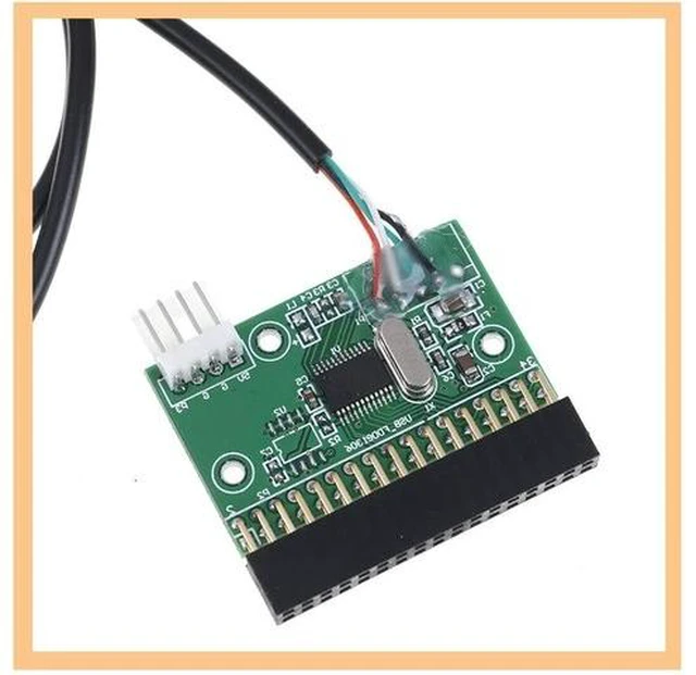 Alt view image 10 of 12 - KOOBOOK 1Pcs 1.44MB 3.5" Floppy Drive Connector 34 PIN 34P to USB Cable Adapter PCB Board with Power Cable