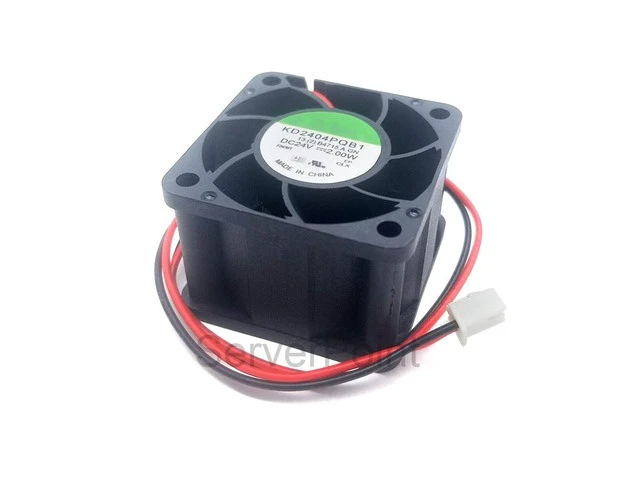 Alt view image 3 of 4 - For SUNON KD2404PQB1 13.(2).B4715.A.GN DC 24V 2.0W 40x40x28mm 2-wire Server Square Fan