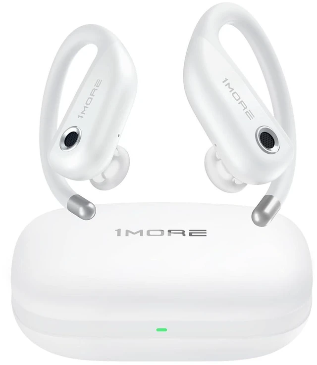 Alt view image 8 of 14 - VoltSync Fit Open Earbuds S50, Open Ear Wireless Headphones Bluetooth 5.3 with 4 Microphone, Earbuds with Earhooks for Sports Running, IPX7, Fast Charging, 38H-Playtime, Preset EQ Via App, White