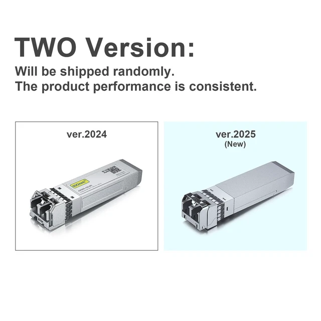 Alt view image 7 of 10 - 10Gtek 10GBase-SR SFP+ LC Transceiver, 10G 850nm Multimode SFP Module, up to 300 Meters, for Cisco SFP-10G-SR, Meraki MA-SFP-10GB-SR, Ubiquiti UniFi UF-MM-10G, Fortinet, Mikrotik and More, Pack of 4