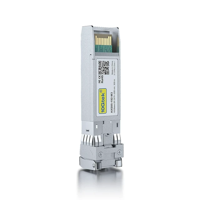 Alt view image 10 of 10 - 10Gtek 10GBase-SR SFP+ LC Transceiver, 10G 850nm Multimode SFP Module, up to 300 Meters, for Cisco SFP-10G-SR, Meraki MA-SFP-10GB-SR, Ubiquiti UniFi UF-MM-10G, Fortinet, Mikrotik and More, Pack of 4