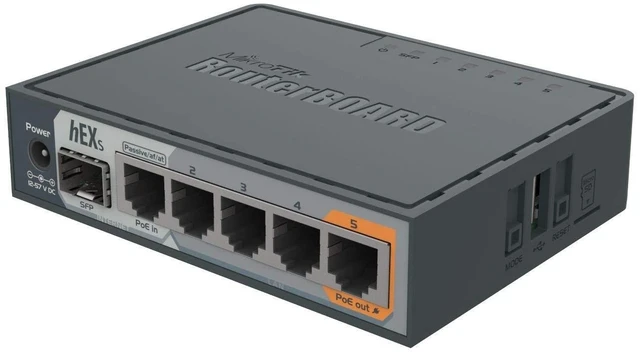 Alt view image 11 of 12 - MikroTik hEX S Gigabit Ethernet Router with SFP Port (RB760iGS)