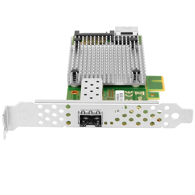 Alt view image 10 of 10 - Euqvos M.2 to 10Gb Ethernet Network Card, Single SFP+ Port, Intel 82599 Chip, M.2 + M Key + SFF 8087, 100/1000/10000 Mbps, with 0.35m(1.1ft) Cable, 10 Gigabit NIC for Windows/Windows Server/Linux