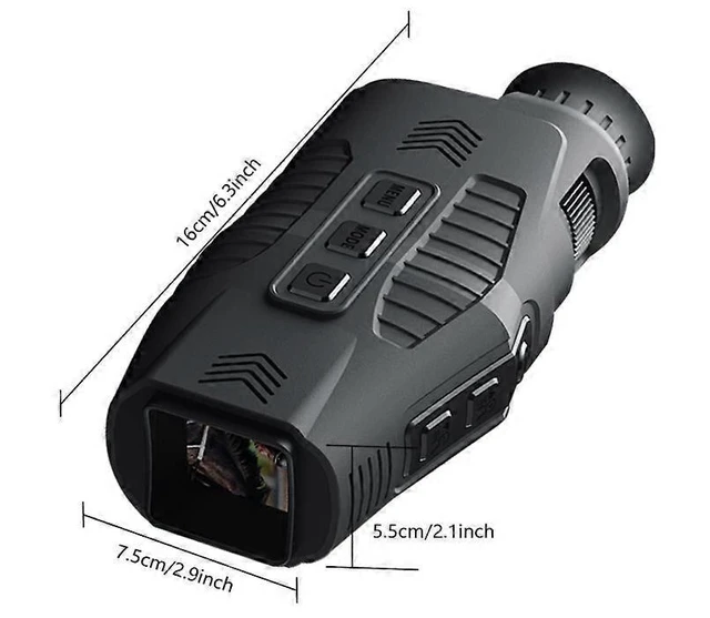 Alt view image 10 of 10 - Ecocleanpath 1080p Infrared Night Vision Monocular, 5x Zoom & 984ft Range for Hunting & Wildlife