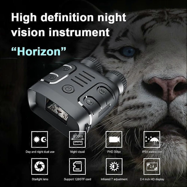 Alt view image 7 of 10 - Ecocleanpath 5X Digital Zoom Night Vision Goggles, 1080p HD Infrared Binoculars for Hunting & Surveillance (Black)