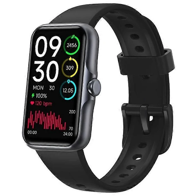 Alt view image 6 of 10 - Ecocleanpath Smart Watch with 24/7 Heart Rate & Blood Oxygen, Sleep Tracker, IP68 Waterproof, 100+ Dials (Black)
