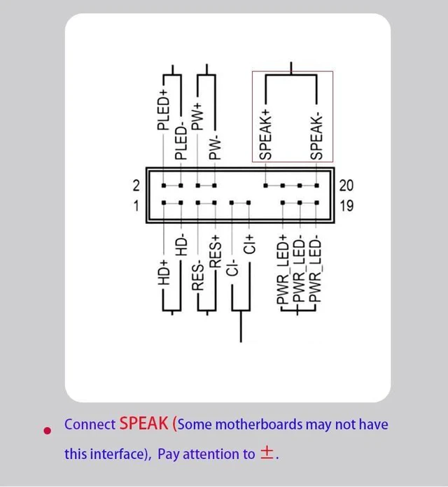 Alt view image 13 of 14 - Desktop Motherboard Speaker, Mini Buzzer for PC, Motherboard Self-Test Tool for Computer (Mini, 2 Packs)