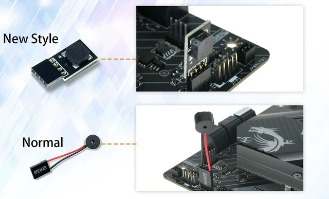 Alt view image 14 of 14 - Desktop Motherboard Speaker, Mini Buzzer for PC, Motherboard Self-Test Tool for Computer (Mini, 2 Packs)