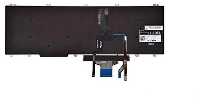 Alt view image 8 of 8 - Replacement Keyboard for Dell Latitude 5500 5501 5510 5511, Precision 3540 3541 3550 3551 Series Laptop with Backlit with Pointer US Layout P/N: 0MMH7V NSK-EX0BC PK132FA1B00