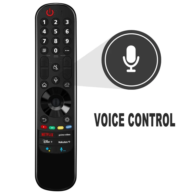 Alt view image 9 of 10 - New AN-MR21GA Replaced Magic Voice Remote Control fit for LG 4K Smart OLED TV OLED55C1PUB OLED65A1AUA OLED65A1PUA OLED65B1PUA OLED65C1AUA OLED65C1AUB OLED65C1PUB OLED77A1AUA OLED77A1PUA OLED77B1PUA