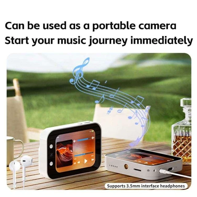 Alt view image 10 of 12 - QURO Multifunction 64MP C CD Digital Beauty Camera Sliding Touchscreen Music Player