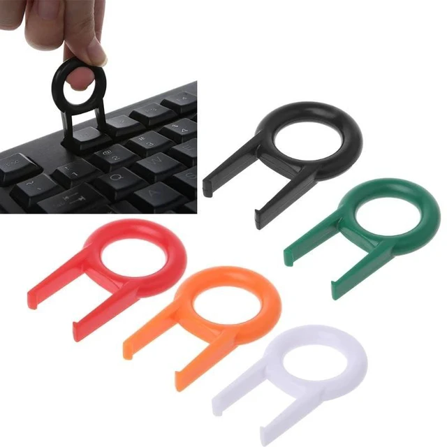 Alt view image 8 of 12 - Mechanical Keyboard Keycap Puller Remover for Keyboards Key Cap Fixing ToolBlack