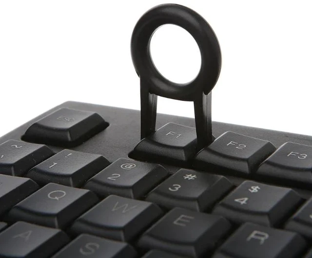 Alt view image 9 of 12 - Mechanical Keyboard Keycap Puller Remover for Keyboards Key Cap Fixing ToolBlack
