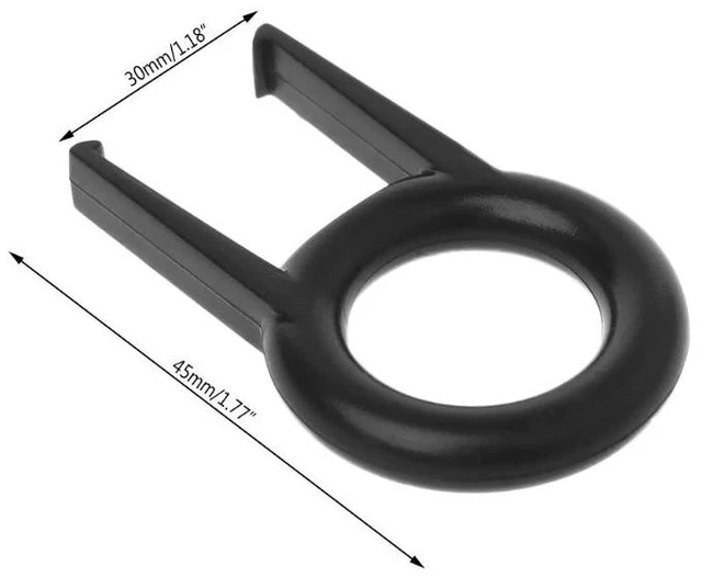Alt view image 12 of 12 - Mechanical Keyboard Keycap Puller Remover for Keyboards Key Cap Fixing ToolBlack