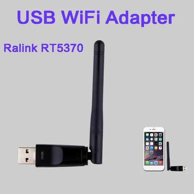 Alt view image 5 of 6 - USB WiFi Dongle Network Adapter RT5370-2DB Wireless 2.4G Lan Receiver Transmitter Ralink5370 Chip 150Mbps Ethernet Card