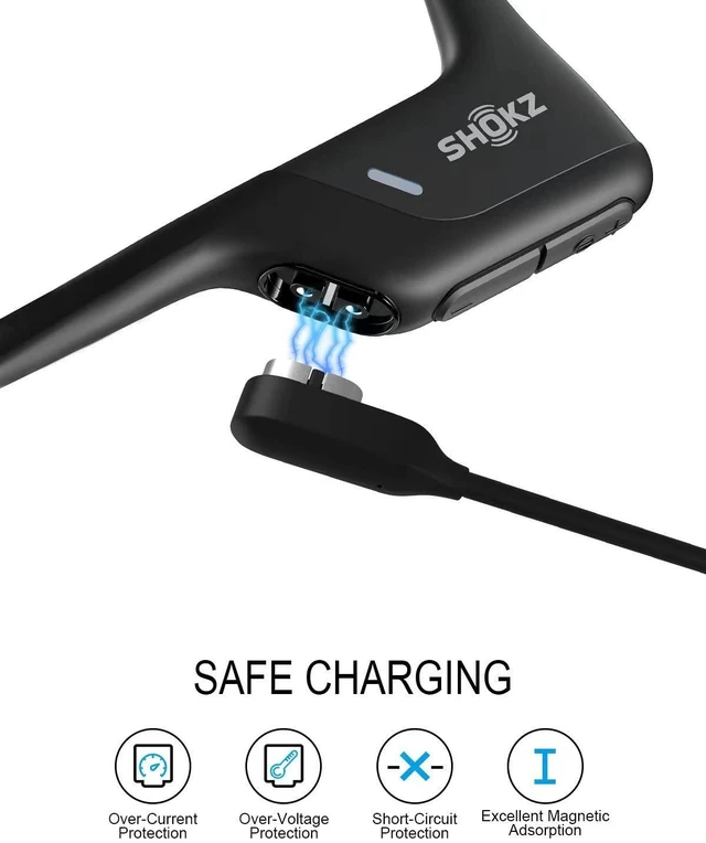 Alt view image 11 of 14 - 3.3Ft Charging Cable for SHOKZ OpenRun/OpenRun Pro/OpenRun Mini/OpenRun Pro Mini/OpenComm/OpenComm 2 Bluetooth Headphones,USB Charger Cord for AfterShokz Aeropex Bone Conduction Headphone
