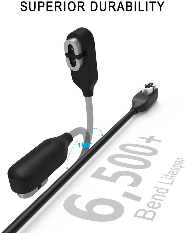 Alt view image 12 of 14 - 3.3Ft Charging Cable for SHOKZ OpenRun/OpenRun Pro/OpenRun Mini/OpenRun Pro Mini/OpenComm/OpenComm 2 Bluetooth Headphones,USB Charger Cord for AfterShokz Aeropex Bone Conduction Headphone