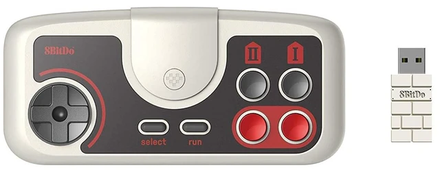 Alt view image 10 of 14 - 8Bitdo PCE 2.4G Wireless Gamepad for PC Engine Mini, PC Engine CoreGrafx Mini, TurboGrafx-16 Mini & Nintendo Switch (PCE Edition)