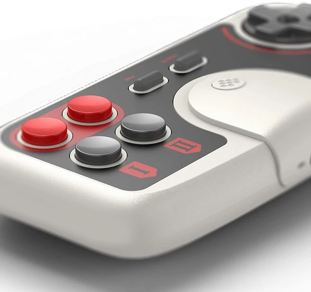 Alt view image 12 of 14 - 8Bitdo PCE 2.4G Wireless Gamepad for PC Engine Mini, PC Engine CoreGrafx Mini, TurboGrafx-16 Mini & Nintendo Switch (PCE Edition)