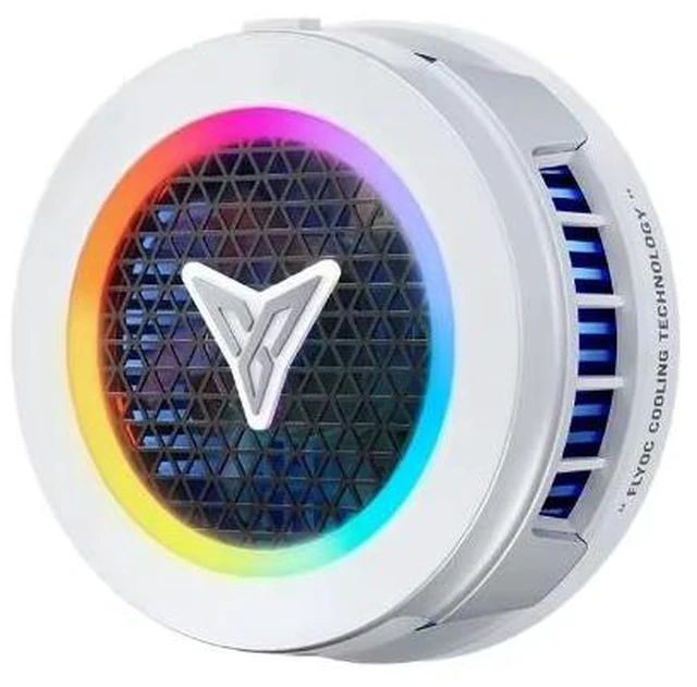 Alt view image 8 of 14 - Flydigi B7X Cellphone Cooler Frequency Conversion Super Heat Dissipation Magnetic Radiator RGB Light For Iphone Ipad Android