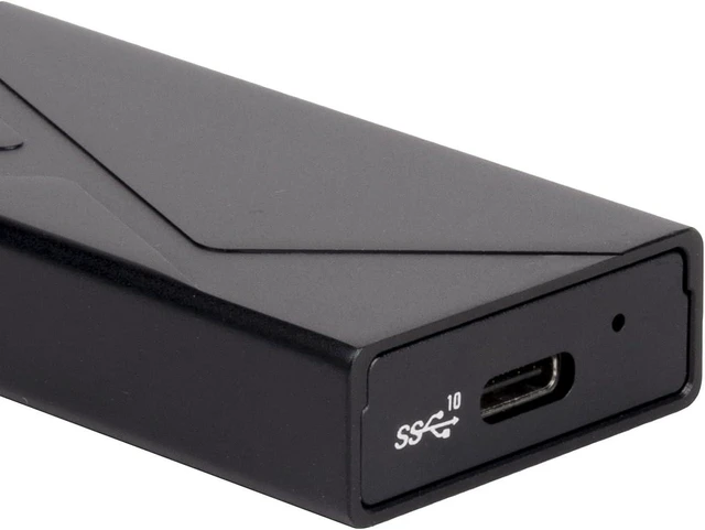 Alt view image 13 of 14 - SilverStone Technology Raven RVS03 10Gbps SuperSpeed USB-C 3.2 Gen2 to NVMe/SATA M.2 SSD Enclosure, SST-RVS03