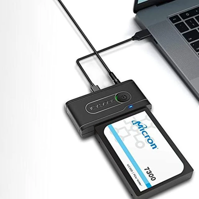 Alt view image 6 of 10 - ICY DOCK USB 3.2 Gen 2 (10Gbps) to U.2 NVMe SSD Thunderbolt 4 Port Compatible Reader Adapter with USB-C+A Cables | EZ-Adapter Ex MB931U-1VB R1