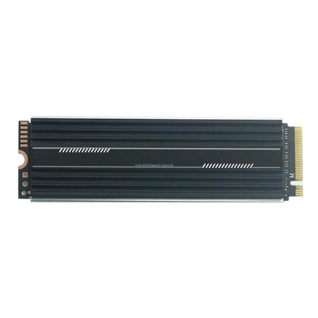Alt view image 7 of 12 - Heatsink Aluminum for M.2 Cooling Cooler Heat Sink Heat Thermal Pad for M.2 NVME PCIE 2280 SSD Hard Drive Disk Radiator (Black)
