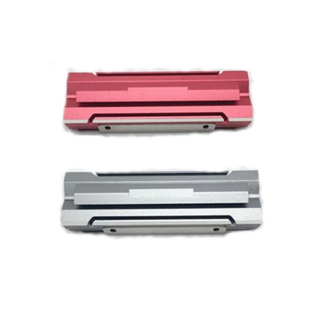 Alt view image 10 of 12 - Heatsink Aluminum for M.2 Cooling Cooler Heat Sink Heat Thermal Pad for M.2 NVME PCIE 2280 SSD Hard Drive Disk Radiator (Black)