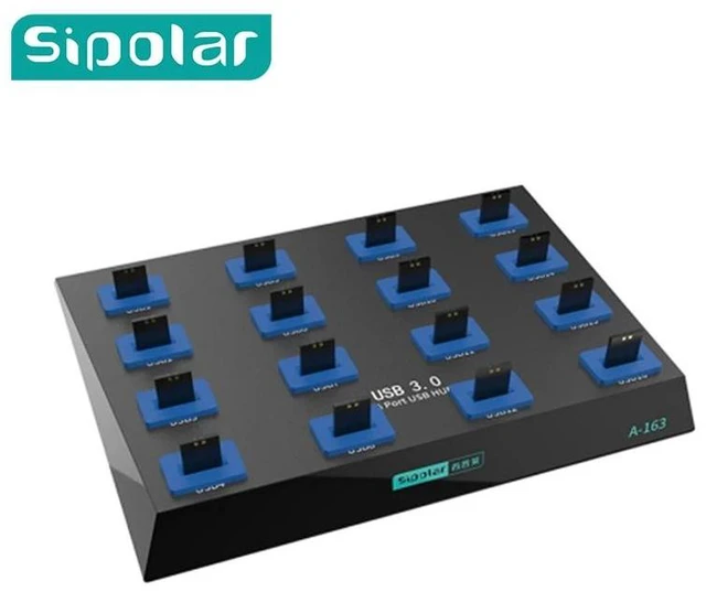 Alt view image 6 of 10 - best desktop 16 ports USB 3.0 duplicator hub USB flash driver copier with free copy software
