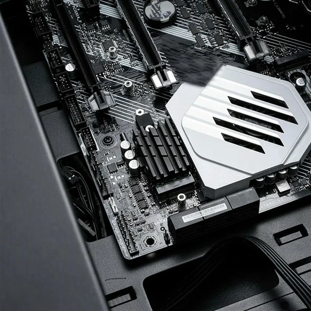 Alt view image 7 of 8 - 2X M.2 2242 Solid State Drive Radiator SSD Cooling Heatsink Nvme2242 Solid State Drive SSD Heat Sink Cooling Vest