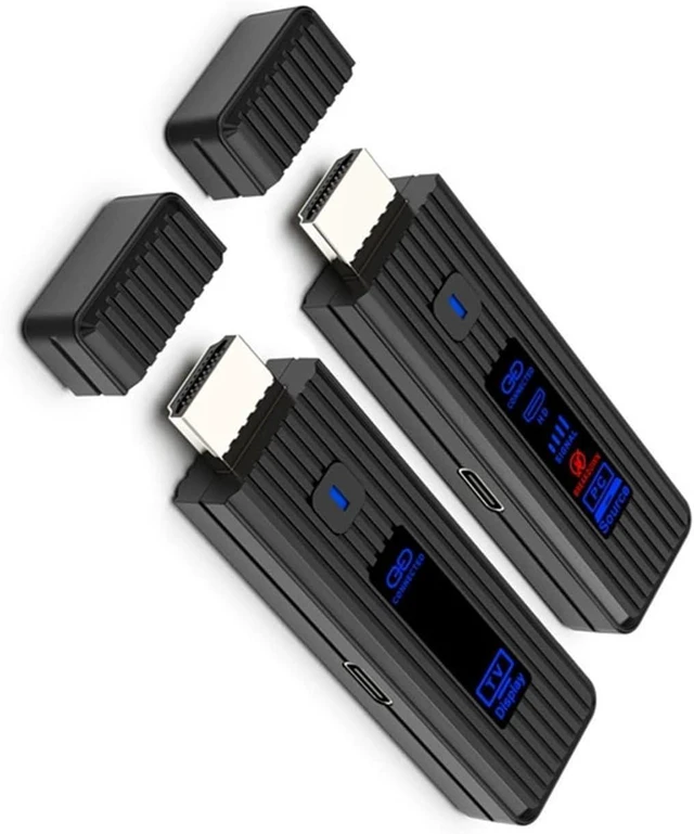 Alt view image 8 of 14 - HDTV-Compatible Extender 1080P 60hz Video Auditory Streaming from Laptop to Monitor Projector Low Latency HDTV-Compatible Transmit and Receiver